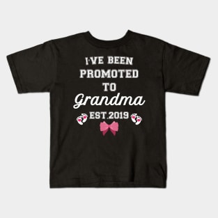 I have been promoted to Grandma Kids T-Shirt